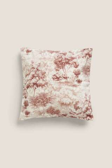 ZARA HOME ЧЕХОЛ ДЛЯ ДЕКОРАТИВНОЙ ПОДУШКИ С КОНТРАСТНЫМ УЗОРОМ, БЕЛЫЙ