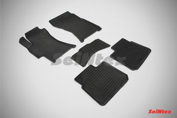 Резиновые коврики в салон Subaru Outback III рестайлинг (2006-2009) "Сетка"