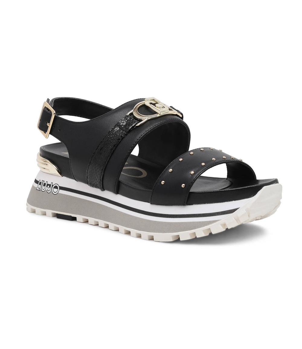 Кожаные босоножки maxi wonder Liu Jo - черный(BA4107 P0102)