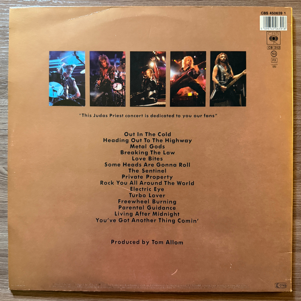 Judas Priest ‎– Priest...Live! 2LP (Голландия 1987г.)