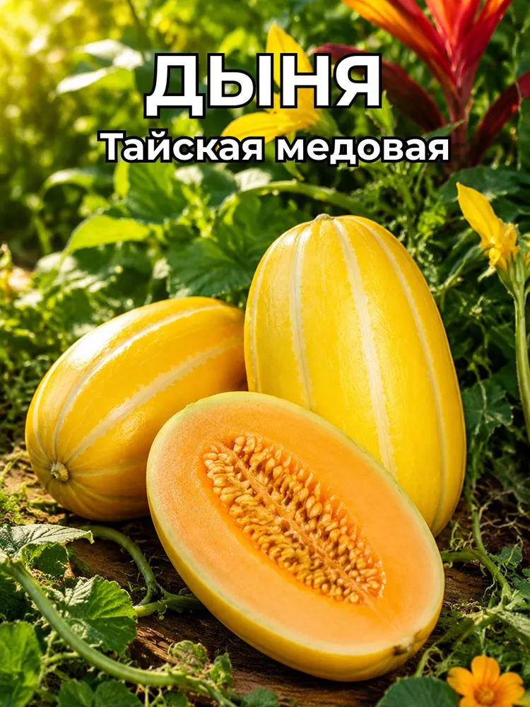 Дыня тайская медовая семена 5 штук
