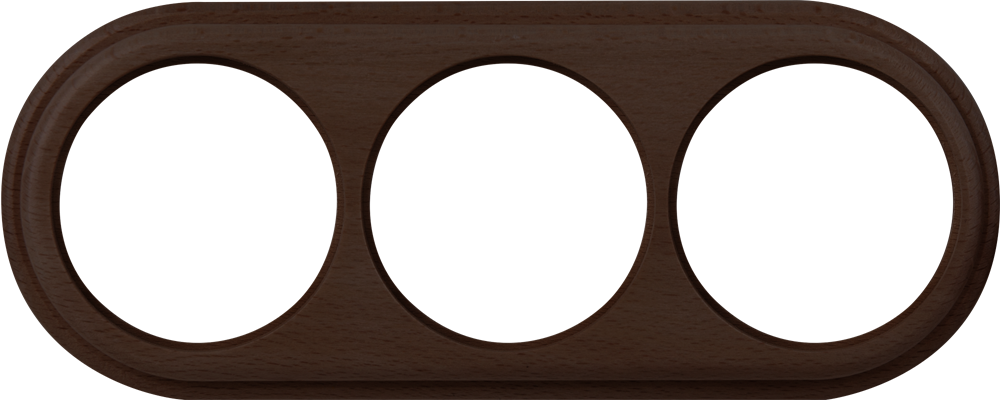 Рамка на 3 поста (венге) Werkel W0035226