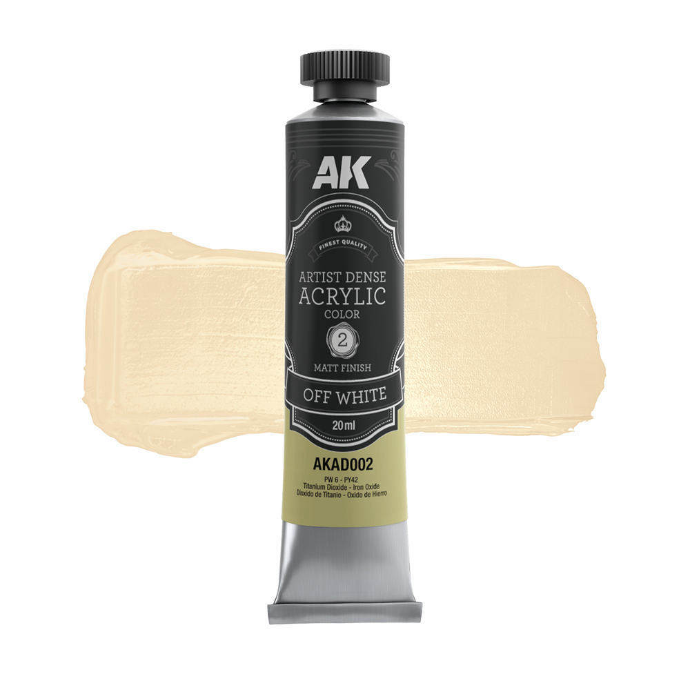 Artistic Dense Acrylic - Off White