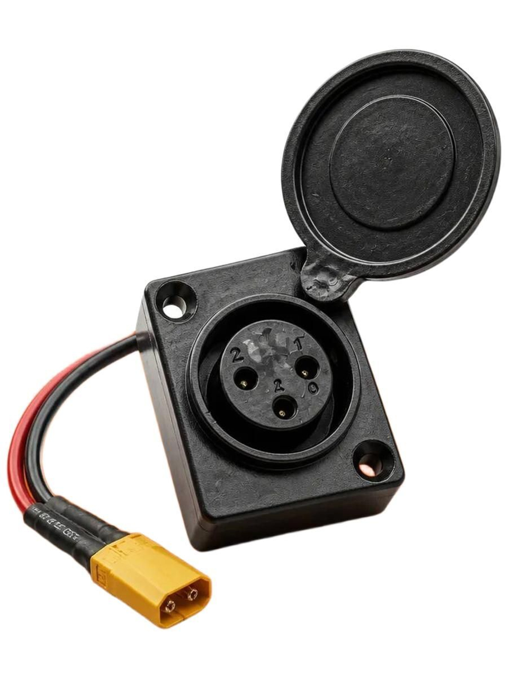 Порт гнездо разъем зарядки XLR 3pin - XT30 для Kugoo V3 Pro+ (Plus) / V3 Pro Max