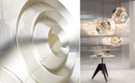 Pendant design lamp  Curve Ball by Tom Dixon (Silver)