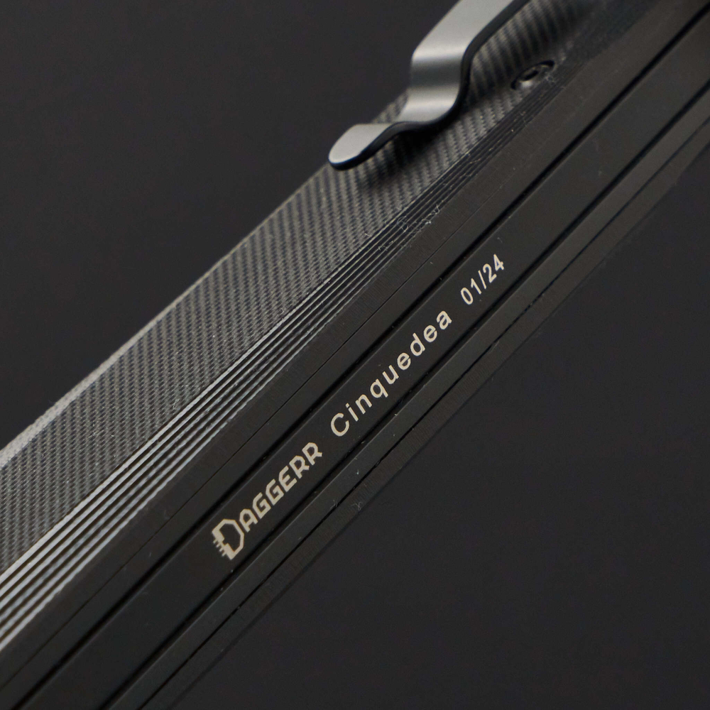 Нож Cinquedea all black DLC VG10, DAGGERR, FM05-1BKG1 0-VG10