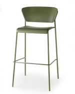 Стул пластиковый барный Scab Design Lisa Technopolymer Go Green, оливковый