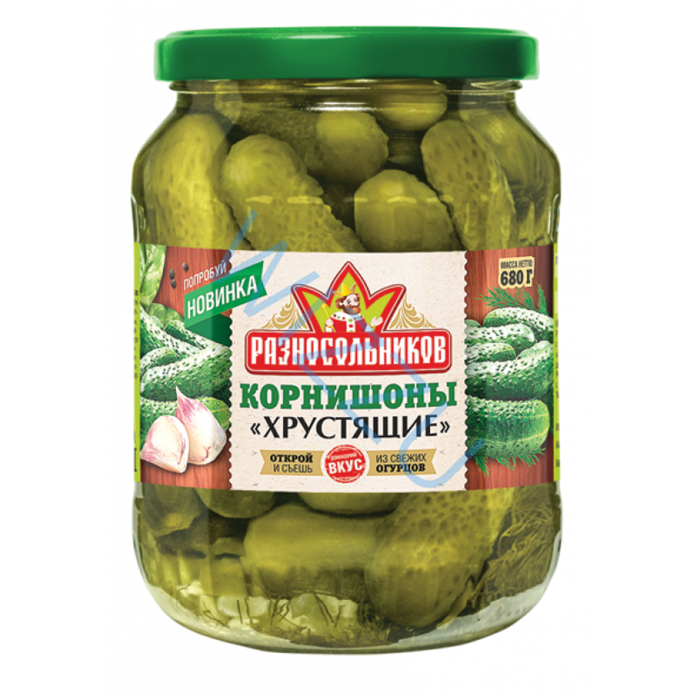 Огурчики Разносольников маринованные 1,5 л