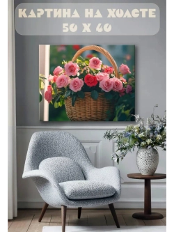 Картина на стену 40 X 50 Розы