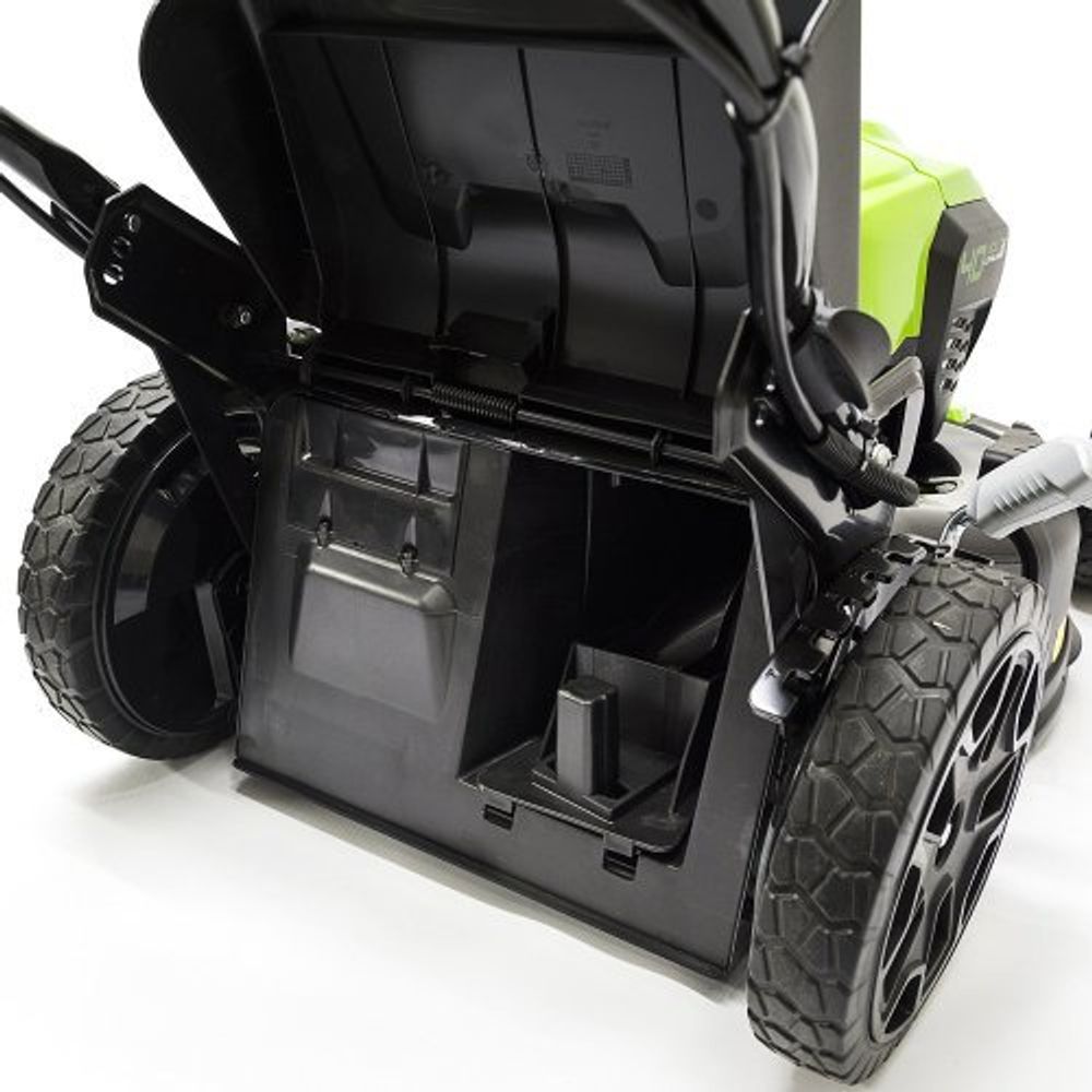 Аккумуляторная самоходная газонокосилка Greenworks GD40LM46SPK4, 2506807UB.40v, 46см, АКБ 4 А·ч и ЗУ