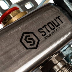 SMS 0922 000004 STOUT Коллектор из нержавеющей стали без расходомеров 4 вых.