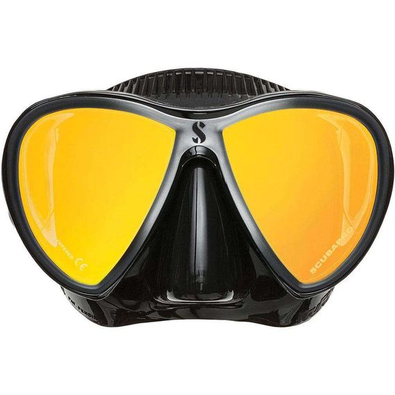 Маска Scubapro Synergy Twin Mirror с зеркальными линзами черный