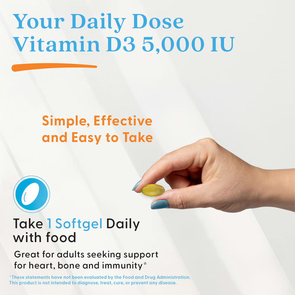 Doctor's Best, витамин D3, 125 мкг (5000 МЕ), 360 мягких таблеток