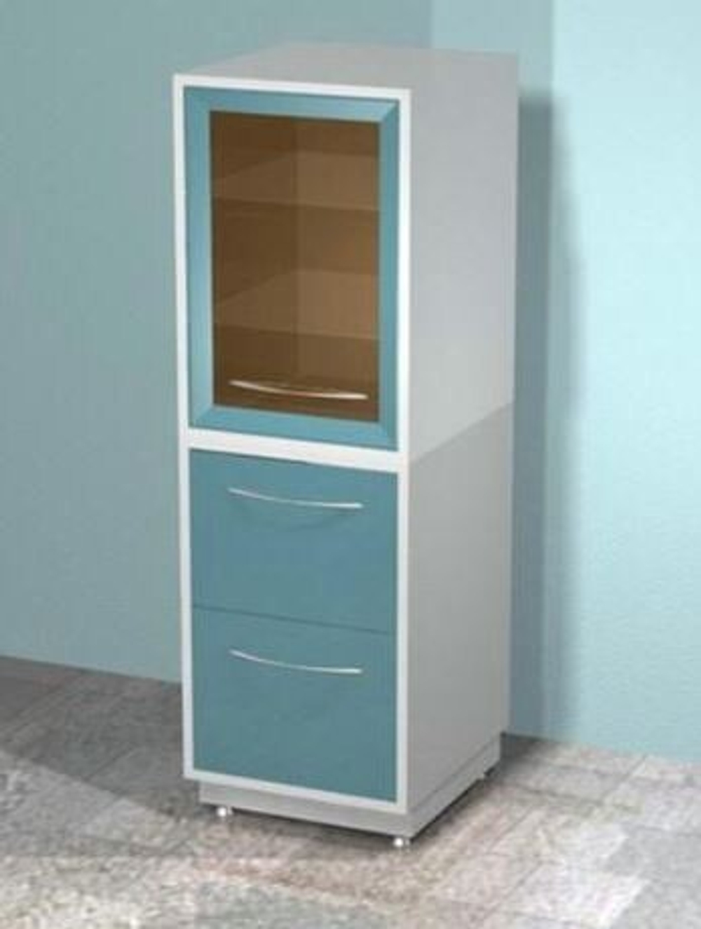 Медицинский металлический шкаф DM-84C