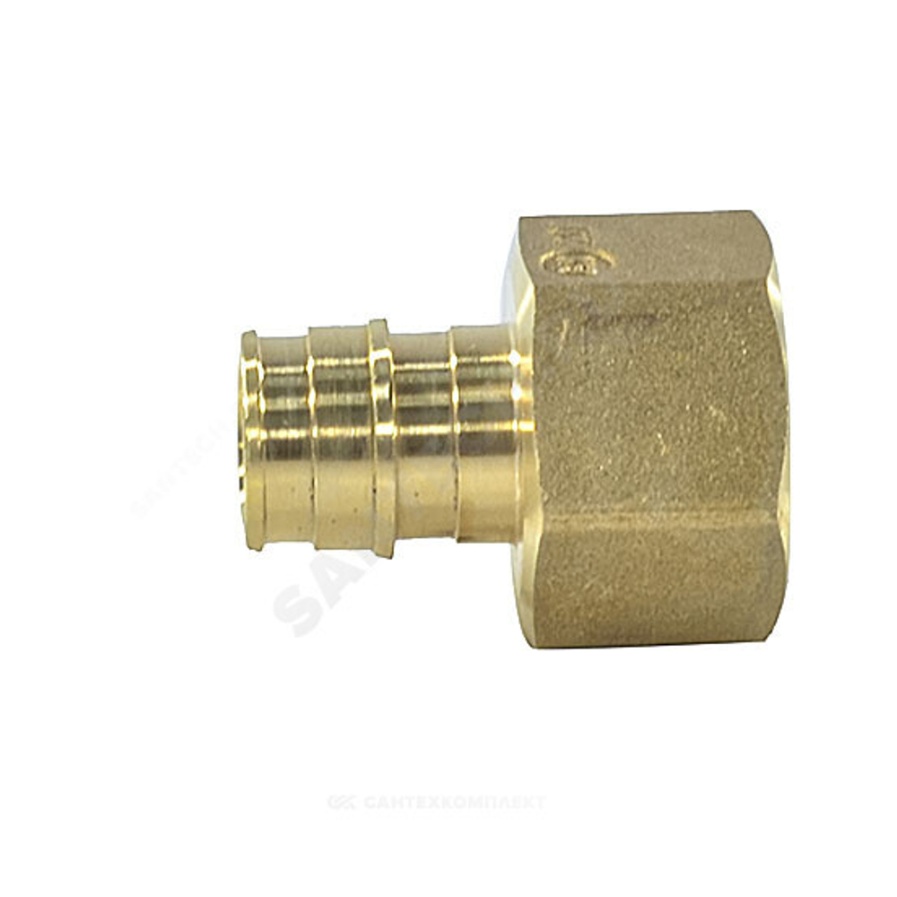Муфта для PE-X труб радиальная латунь Дн 16х1/2" ВР GX109 Giacomini GX109Y033