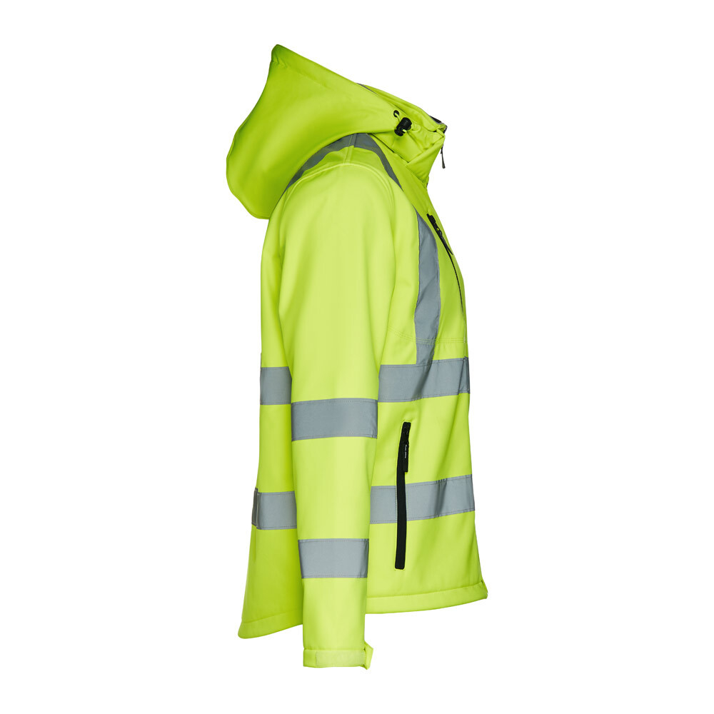 THC ZAGREB WORK. Куртка Softshell повышенной видимости (унисекс)