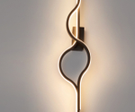 08418C-80R,19(3000K) Бра Велле черный (правое) w13*8 h80 Led 28W (3000K). ТМ Kink Light