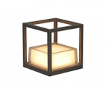 Светильник уличный Эмис черный w15*15 h19 Led 12W (3000K) SMD