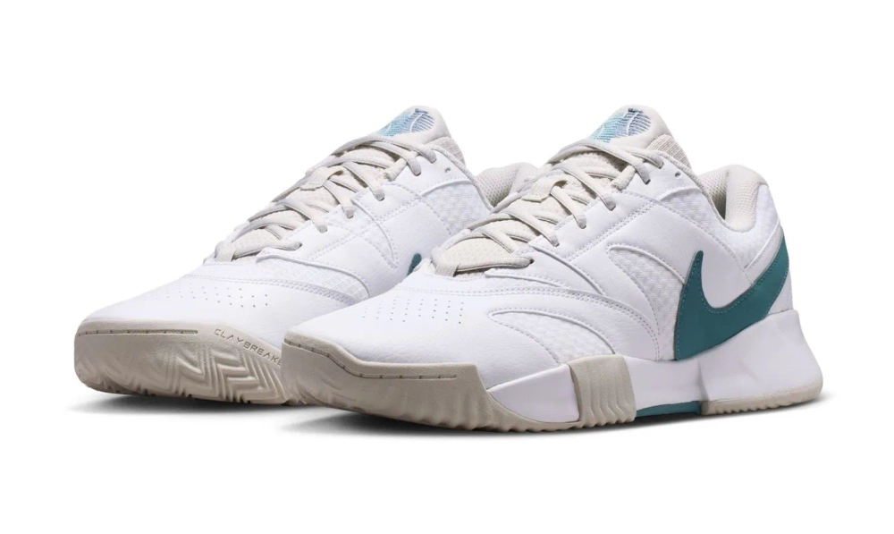 Теннисные кроссовки Nike Court Lite 4 Clay - white/somkey blue/new slate