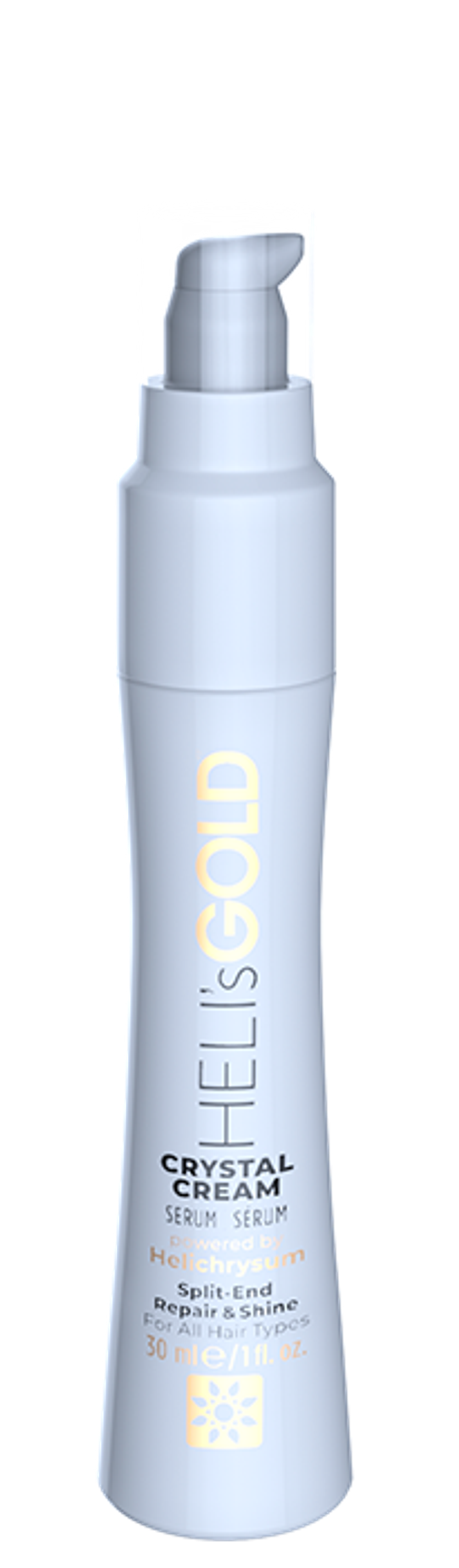 Сыворотка HELI's GOLD Crystal Cream для питания и увлажнения волос - 30 мл.