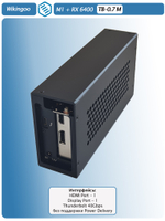 Внешняя видеокарта EGPu Wikingoo M1, Yeston AMD Radeon RX 6400 4Gb. Thunderbolt 3/4.