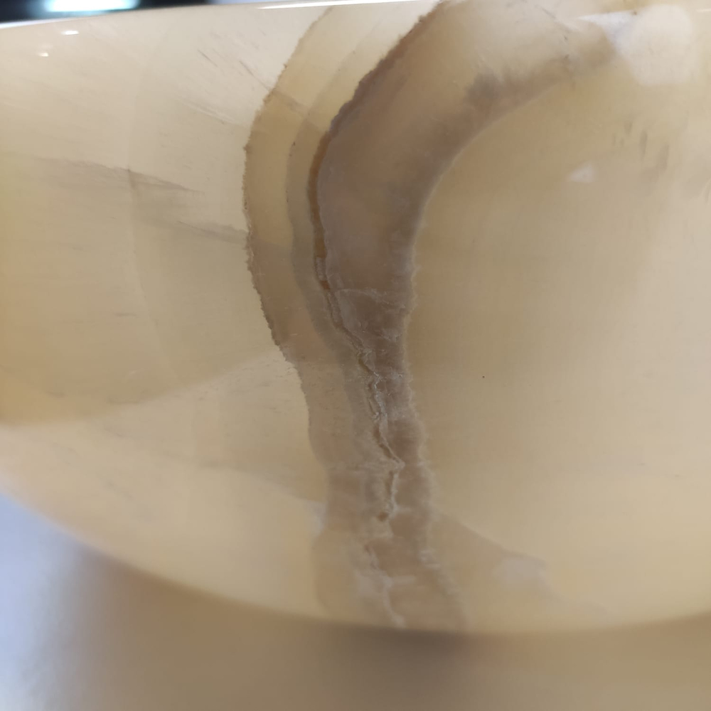 Раковина из оникса Bowl Yellow BO-61092 40x40x15 из натурального камня