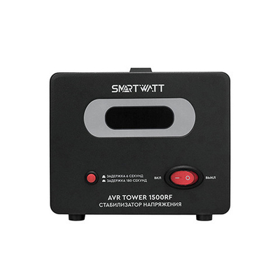 Напольный стабилизатор напряжения SMARTWATT AVR TOWER 1500RF 1500VA, 1.5 кВт