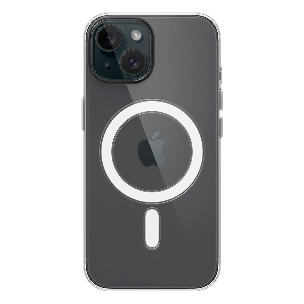 Прозрачный чехол с поддержкой MagSafe Apple Clear Case для iPhone 15