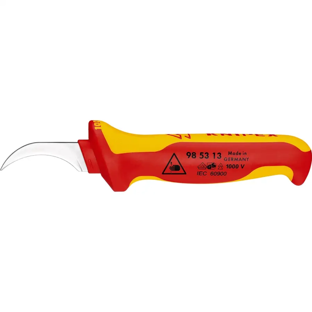 Нож для удаления оболочки кабеля с секторными жилами 180 мм Knipex 98 53 13