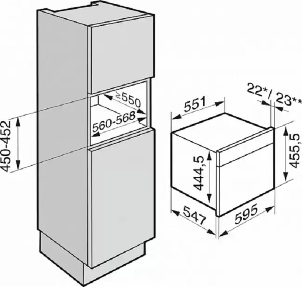 Встраиваемая пароварка с СВЧ Miele DGM7840 OBSW
