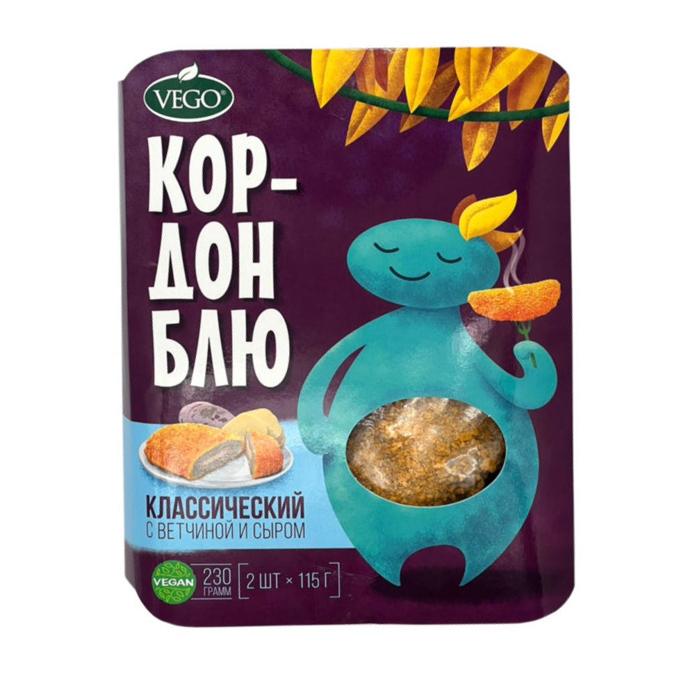 Кордон Блю с ветчиной и сыром Vego, 230 г
