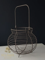 Корзинка для декора "Гербариум" 22.5x20х36 см металлическая от Nuvole di Stoffa