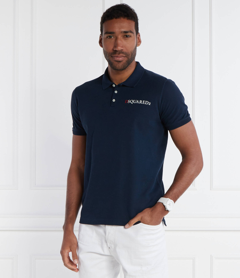 Поло Tennis Dsquared2 - темно-синий(S71GL0046 S22743)