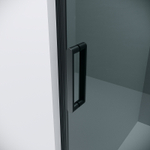 Душевой уголок Grossman Classic 130х80 120.K33.04.1380.21.10 профиль Черный матовый стекло тонированное