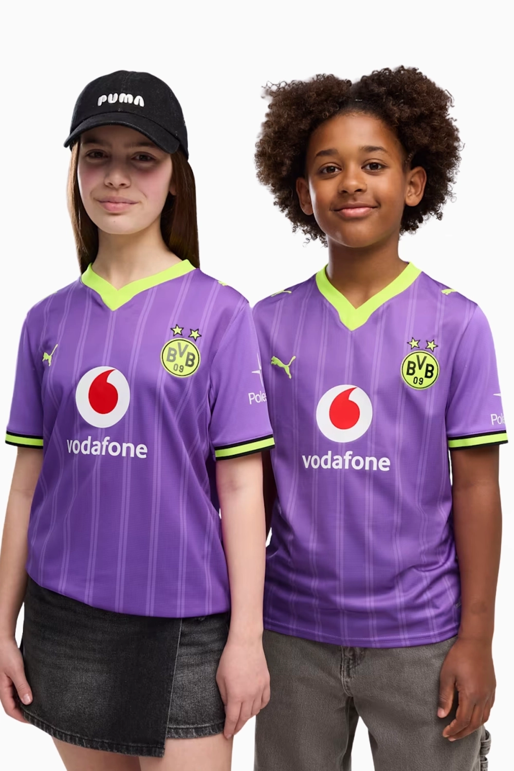 Футболка Puma Borussia Dortmund 26/27 3rd Junior - фиолетовый