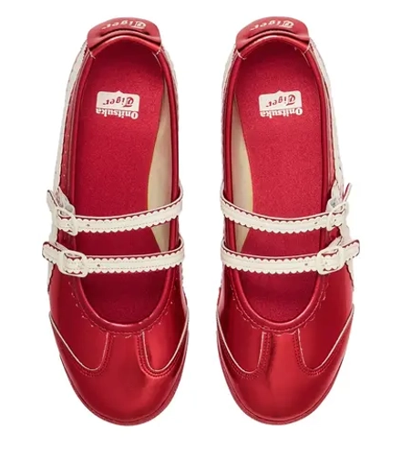 Onitsuka Tiger Балетки-кроссовки "MEXICO 66™ TGRS, красный/кремовый
