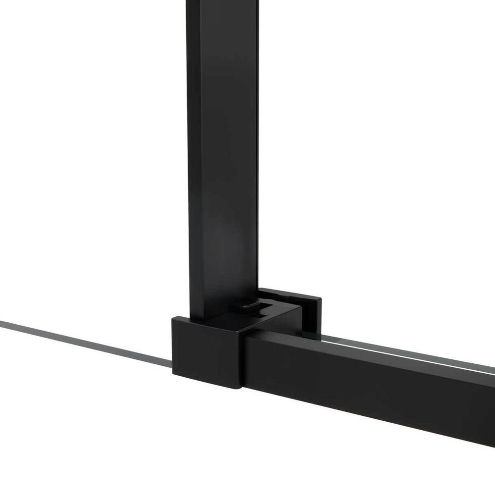 Душевой уголок Слим Софт (Slim Soft) VSR-1SS8013CLB, 1300*800, черный, стекло прозрачное,