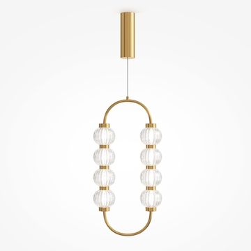 Подвесной светодиодный светильник 16W 3000K MOD555PL-L11G3K золото Amulet Modern Maytoni