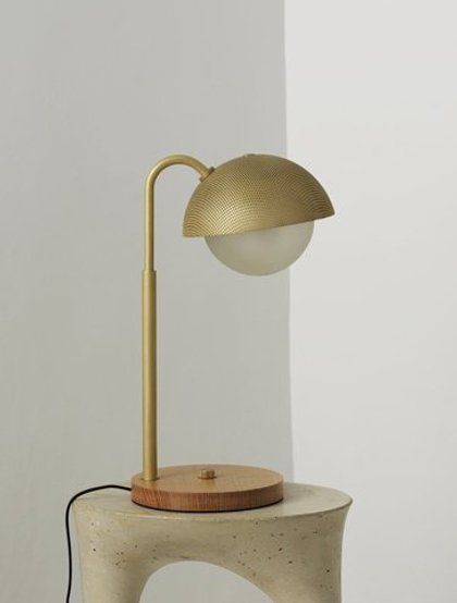 DOME TABLE LAMP PERFORATED by ALLIED MAKER