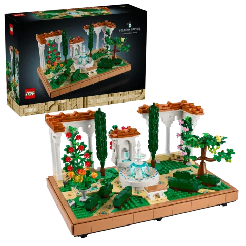 Конструктор LEGO Icons 10359 Сад с фонтаном