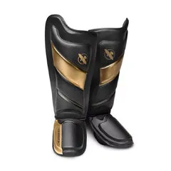 Защита голени HAYABUSA T3 черно-золотая