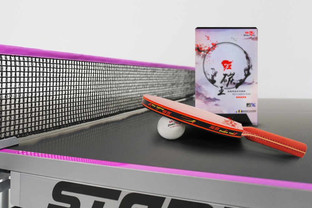 Ракетка для н/т Double Fish Red Carbon King 5*