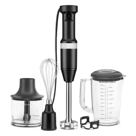 KitchenAid Ручной блендер с аксессуарами черный матовый EAN 8003437619601