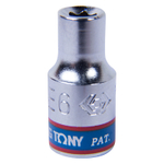 Головка торцевая TORX Е-стандарт 1/4", E6 KING TONY 237506M