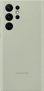 Силиконовый чехол для Samsung Galaxy S22 Ultra, оливково-зеленый