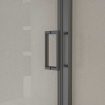 Душевая дверь Vincea Сити (City) VDS-5CT110CLGM, 1100, вороненая сталь , стекло прозрачное