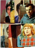 №45 Открытки Артисты и актёры СССР 1970–1980-е г. 25 штук. Цветные, чистые, без повторов