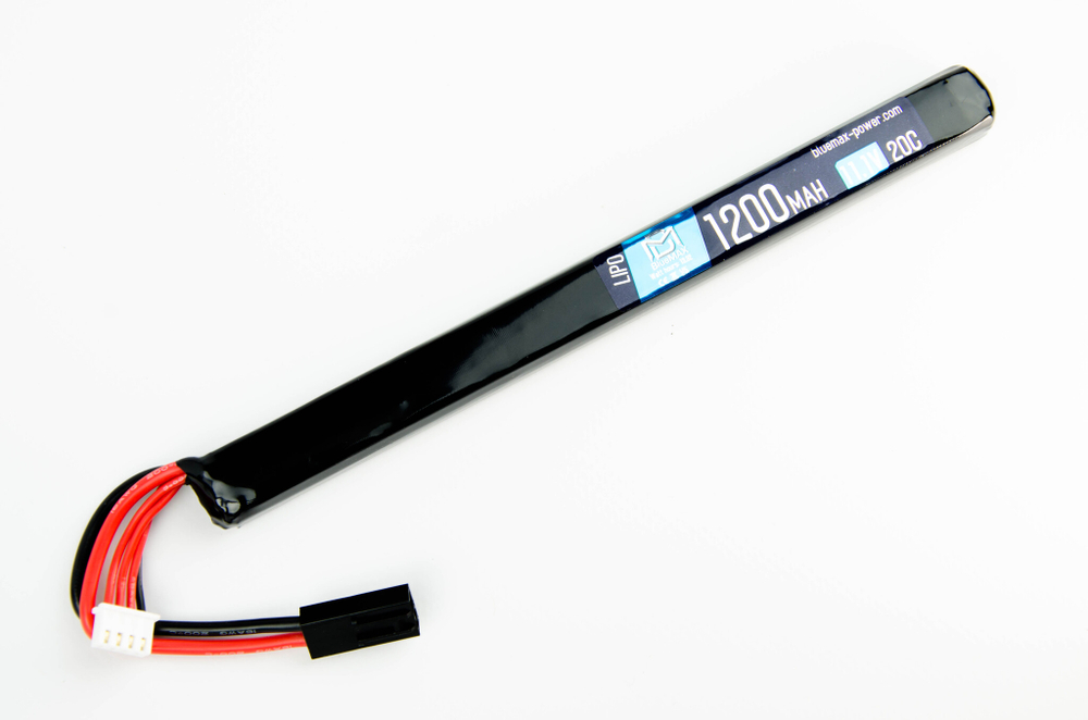 Аккумулятор BlueMAX 11.1-1200mah 20C AK-type Slim AK Stick (LiPo) (Т-кон)