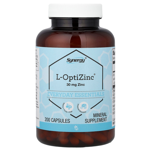 Vitacost, Synergy®, L-OptiZinc®, 30 mg, 200 Capsules