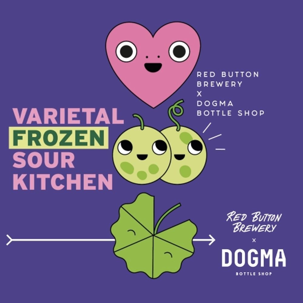 Пиво Рэд Баттон Вариетал Фрозен Саур Китчен / Red Button Varietal Frozen Sour Kitchen 10л - кег